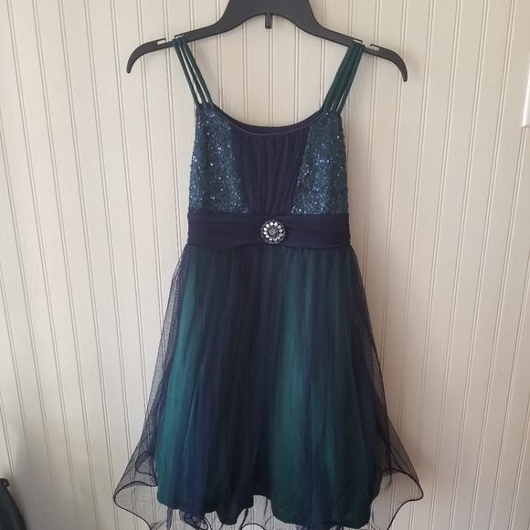 Dillard's Bonnie Jean Sequin dress size 14 - Picture 1 of 6
